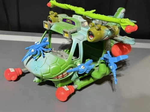 Vintage 🔥 1990 Ninja Turtles TMNT Turtlecopter - 99% Complete