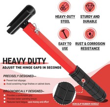 Door Hinge Adjustment Tool Set, 4-in-1 Hinge Gap Adjusting Wrench Kit Commercial