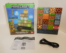 Minecraft Block Building Light Lamp 16 Blocks Cubes Lights Up PALADONE WORKS 