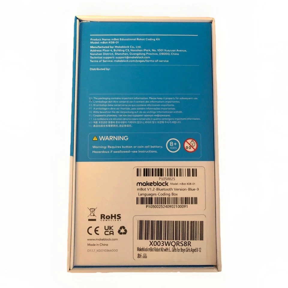 Open Box Makeblock mBot STEM Educational Robot Coding Kit Bluetooth Blue Ages 8+ - Image 4 of 4