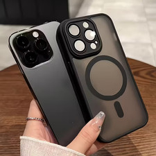 MagSafe Matte Transparent Shockproof Case For iPhone 16 Pro – Soft TPU 