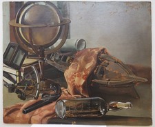 Sembra uno Sciltian - Natura morta del 1945 - olio su masonite