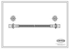 Flexible de frein Toyota DYNA