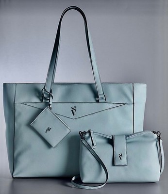 Simply Vera Vera Wang 3-fer-Work Tote Bag Handbag Purse - Niagara
