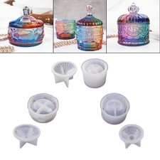 Resin Jewelry Box Molds Silicone Resin Molds Jewelry Box Molds With Lids Storage