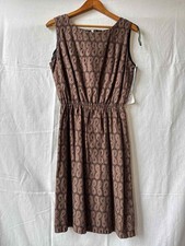 Vintage 1950s Eyelet Sleeveless Shift
