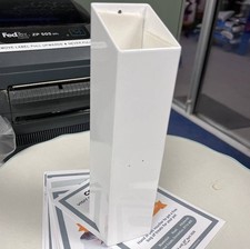 Sheet Metal Posts White Fence Post Sleeve or Pipe Enclosure - 9 PACK