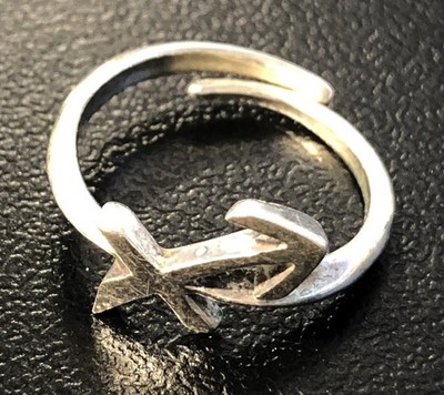 925 Sterling Silber Horoskop Sternzeichen Schütze Ring - Größe 5,5 verstellbar