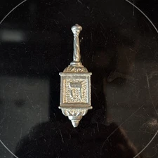 Vintage Kirk Stieff Pewter Hanukkah Dreidel For LENOX 1990 EUC 