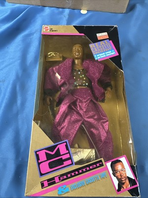 New Vintage 1991 Mattel MC Hammer  With Cassette Tape In Box