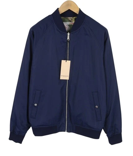 SCOTCH & SODA Men Jacket M Patterned Reversible Lightweight Zip Bomber DDP image 2