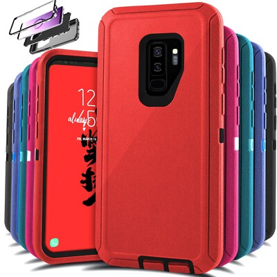 For Samsung Galaxy S9 / S9+ Rugged Heavy Duty Shockproof Protective Case Cover