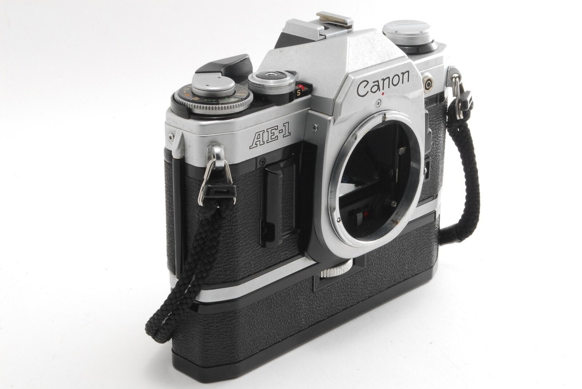 Near Mint / Winder】 Canon AE-1 Silver Body FD 50mm f1.4