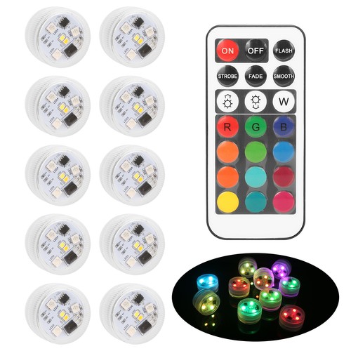 12pcs Submersible Waterproof Battery Operated LED Tea Lights Floralyte *BRIGHT* - Picture 40 of 51