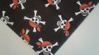 Bandana Gothica 3 Pezzi Teschio E Ossa Incrociate – Puro Cotone, Foulard Biker Da Collo O Testa, Idea Regalo