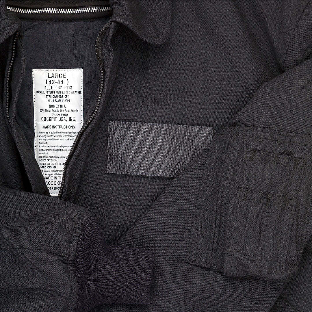 Cockpit USA Nomex CWU Modified 45P Jacket with Removable