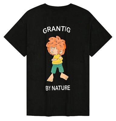 Bavarian Caps Grantig By Nature T-Shirt Schwarz | Größe S