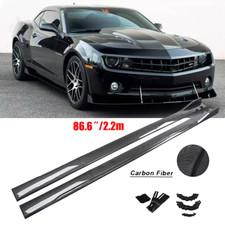 For Chevrolet Camaro 2010-2013 86.6 Carbon Styleside Skirtsrocker Panel Lip