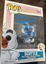 Rick Farmiloe Scuttle Signed Autographed Funko Pop The Little Mermaid & Sketch