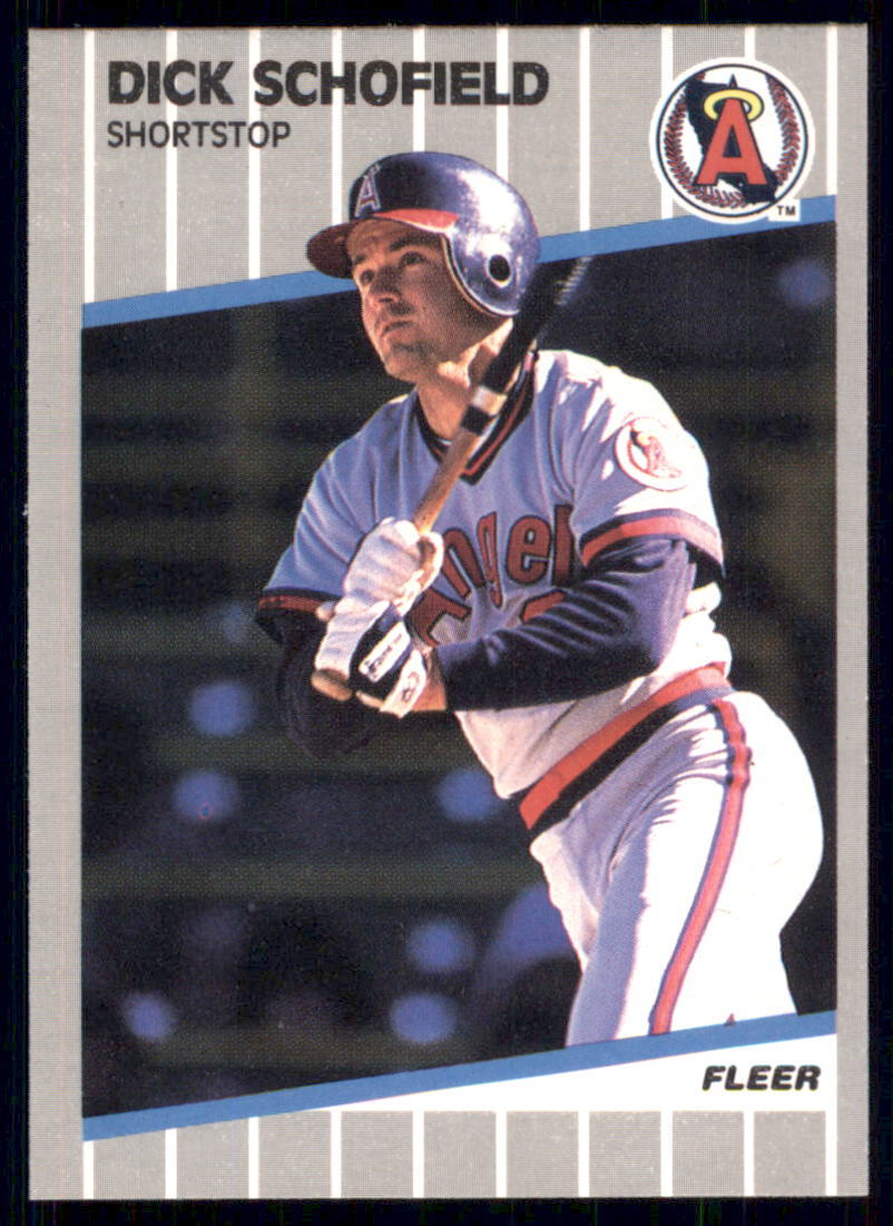 1989 Fleer #488 Dick Schofield Glossy