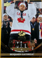 BENJAMIN GAUDREAU #PM-40...2023 TEAM CANADA JUNIORS...GOLD  PROSPECTUS..31/99