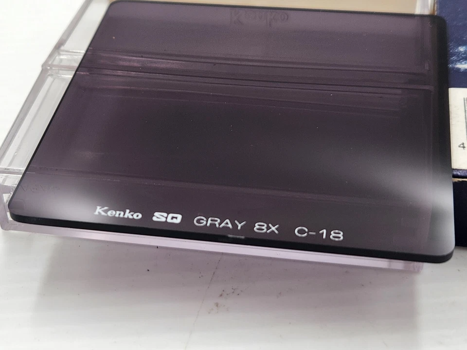 *Excelente* Filtro Kenko SQ Cuadrado GRIS 8x C-18 76x76mm 29966 Foto 3 de 4
