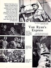 (F&F75) FILM PICTURES, VON RYAN'S EXPRESS. TREVOR HOWARD, FRANK SINATRA