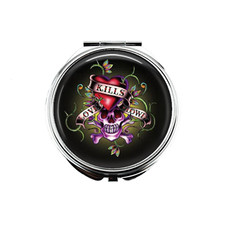 1 Ed Hardy Portable Makeup Compact Double Mag...