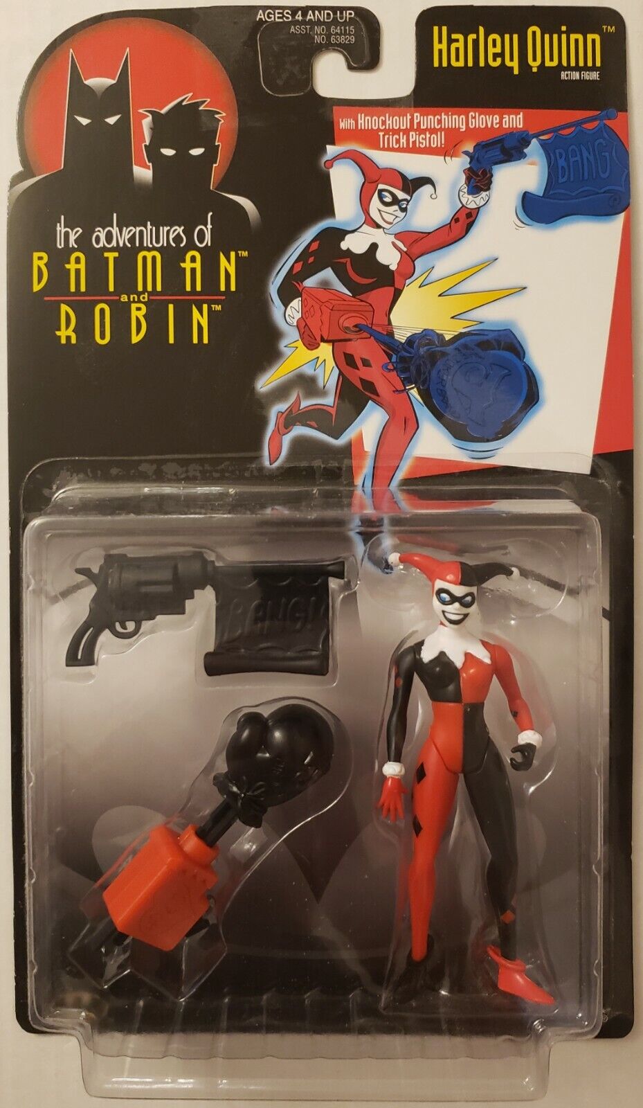 HARLEY QUINN Figure Adventures of Batman & Robin Animated KENNER DC 1997