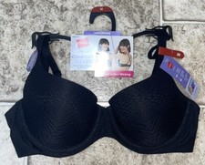 NWT Womens Black Hanes Comfort Flex Underwired Bra Size Medium