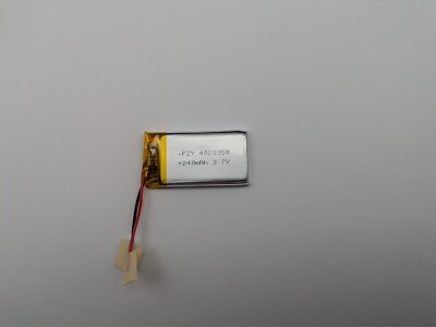 1 pcs 3.7V 240mAh Li-polymer Rechargeable Battery 402035 LiPo Cell for GPS MP3