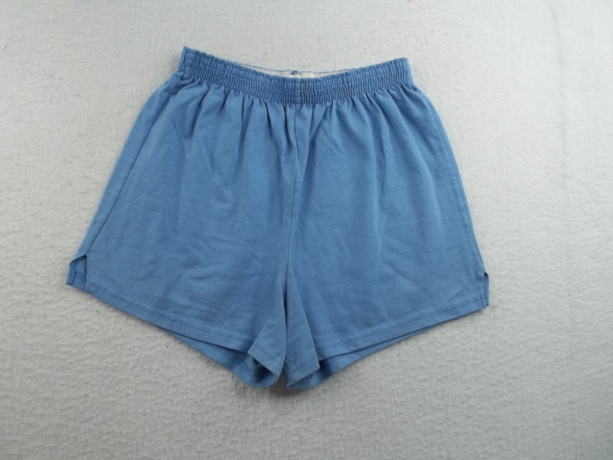 Soffe Girls Youth Blue Shorts Size L Running Athletic Waist 24