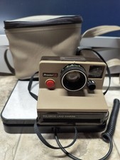 Vintage Polaroid Pronto S One Step Camera With Case And Flash Untested