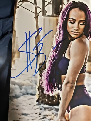 AEW メルセデス・モネ 新品 限定3000 元WWEサーシャ・バンクス 未開封 Sasha Banks Signed Metallic Photo 8x10 Mercedes Mone WWE AEW | eBay