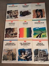Walter Foster Artist's Library Series lot of 9 PASTELS Watercolors PERSPECTIVE