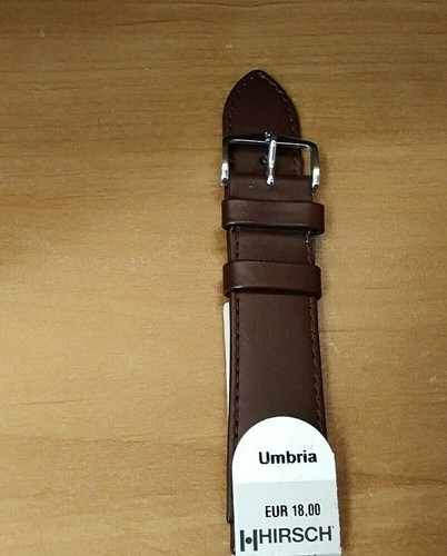 CINTURINO IN PELLE MARCHIO HIRSCH UMBRIA MARRONE 22 mm W L | eBay