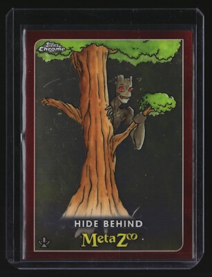 MetaZoo HIDE BEHIND #25 (2022 Topps Chrome Base) NM/Near Mint