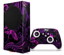 Skins XBOX Series S Console Controller Twisted Garden Purple Hot Pink