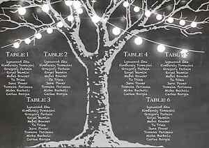 Chalkboard Wedding Seating Chart