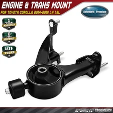 Rear Side Transmission Mount for Toyota Corolla 2014-2019 L4 1.8L Auto CVT Trans