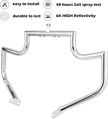 Honda VT750 Shadow Crash Bars Stainless Steel With Foot Pegs BM UK | VT750 | Motorcycle Stainless Steel Highway Engine Crash Bar Protector Engine Safety Guard With Built-in Foot Rest Pegs Honda VT750 Shadow Crash Bars Stainless Steel With Foot Pegs BM UK | VT750 | Motorcycle Stainless Steel Highway Engine Crash Bar Protector Engine Safety Guard With Built-in Foot Rest Pegs