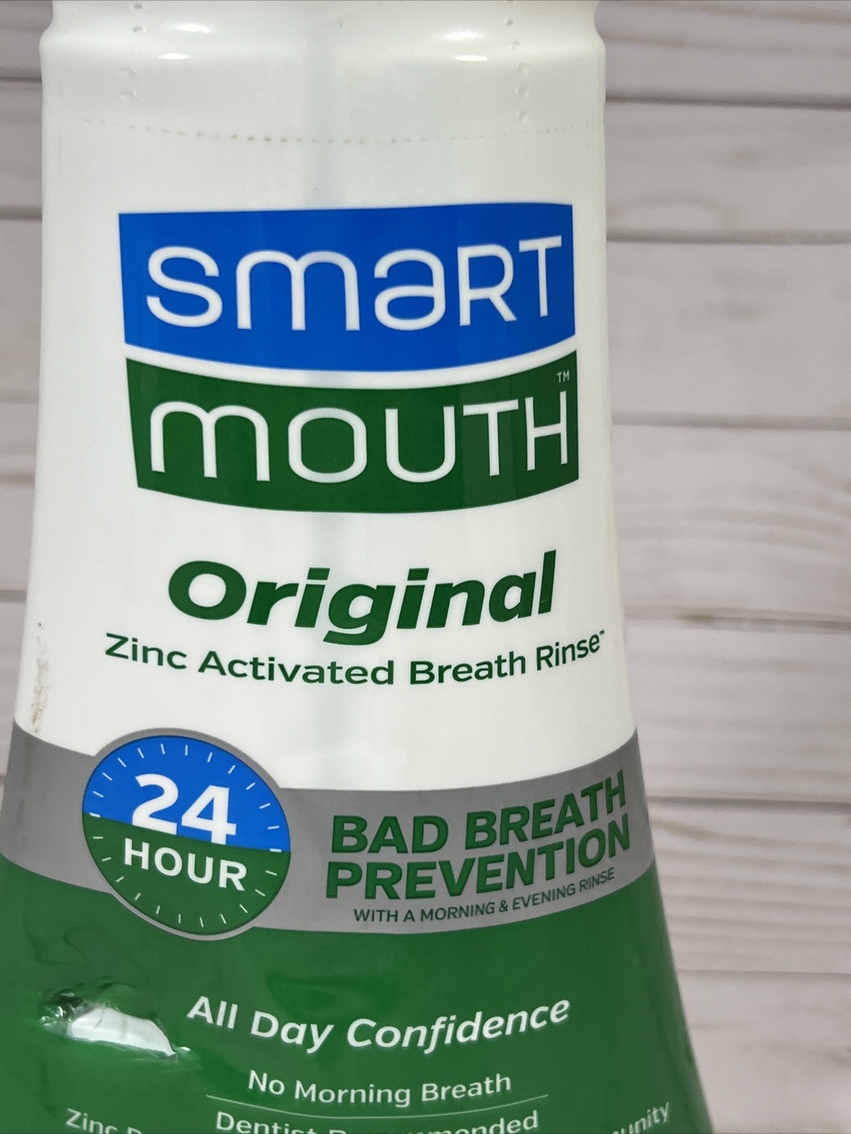 Smart Mouth Original Zinc Activated Bad Breath Rinse Fresh Mint 16oz BB:6/2026