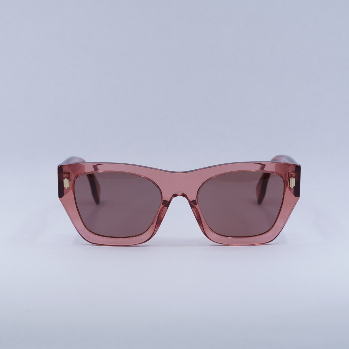 NEW FENDI WOMEN SUNGLASSES FENDI FE40100I 72S SHINY PINK EYEWEAR Fendi Fe40100i | Visions Opticals main image 2
