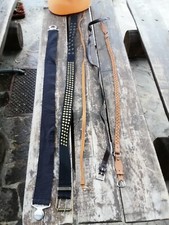 5 ladies belts-various designs braided W-4-2cm L-approx 100-107cm