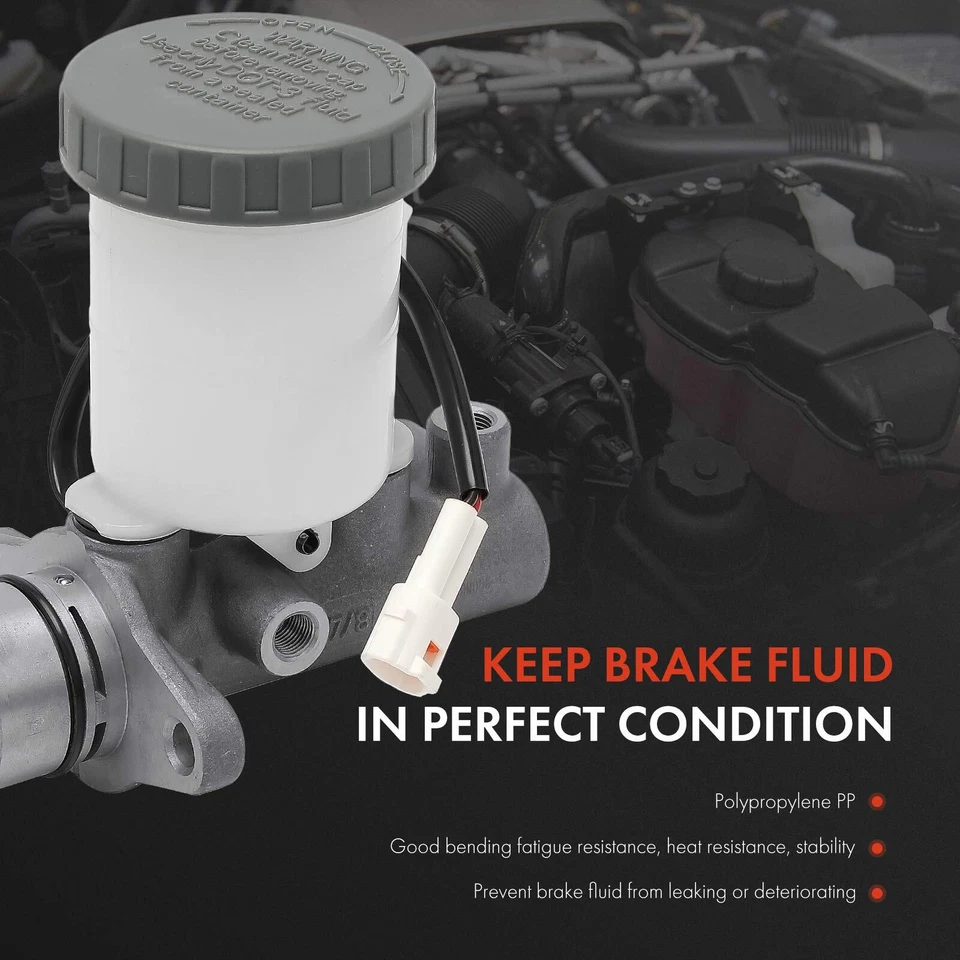 Brake Master Cylinder for Chevrolet Tracker Geo Suzuki Sidekick 1996-1998 1.6L - Image 3 of 4