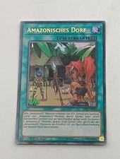 Yu-Gi-Oh Einzelkarte Amazonisches Dorf bespielt