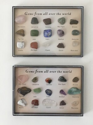 Crystals, Gems, Stones, Gemstones, Rocks Display Kids Boys Girls