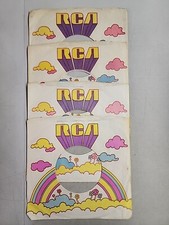 45 RPM 7" RECORD SLEEVES CO. SLEEVE 4 PACK SEE PHOTOS - RCA SLV204 