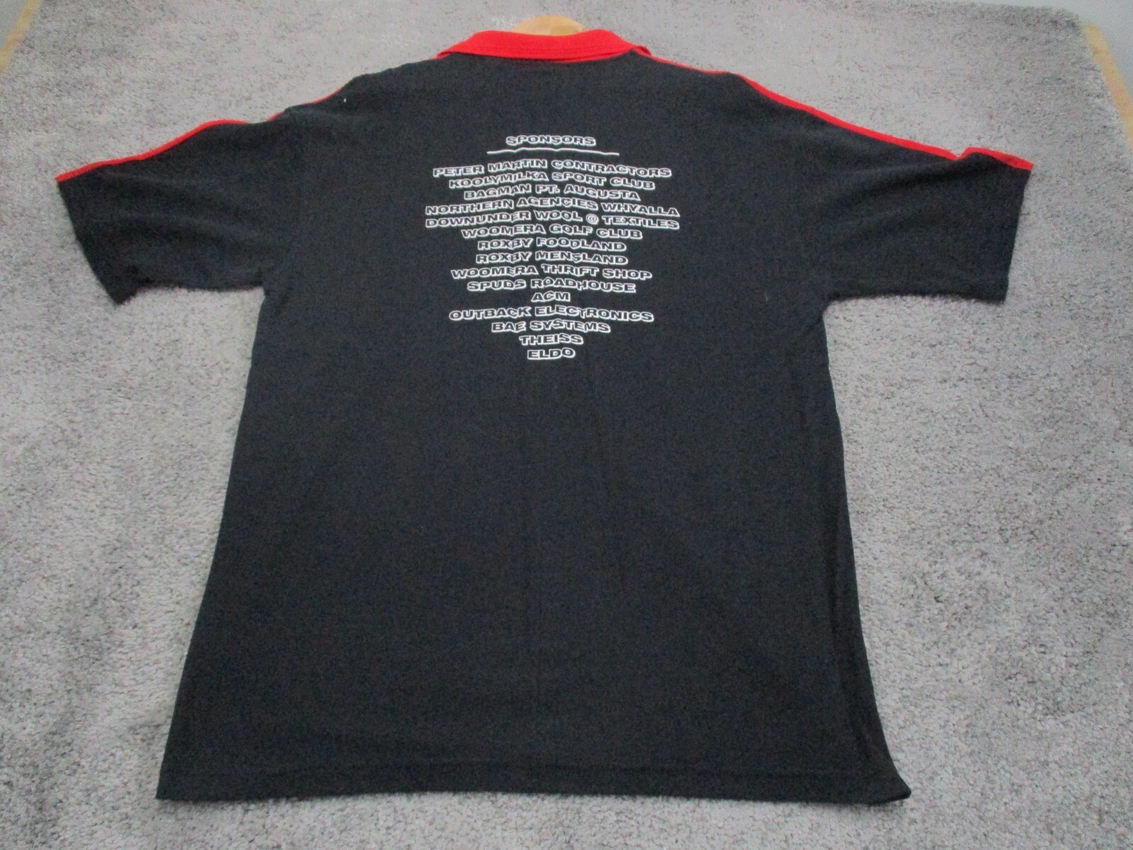 Woomera Cricket Club Polo Top XL Short Sleeve Vintage Outback Australia image 10