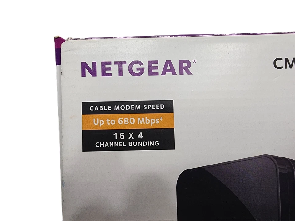 NetGear CM500 High Speed Internet Cable Modem Docsis 3.0 - Image 3 of 4